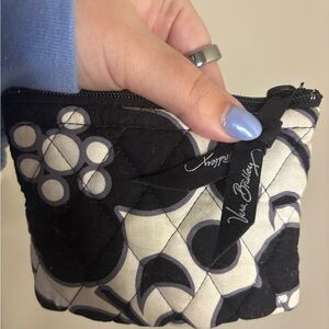 Vera Bradley Black and White Quilted Cosmetic Bag